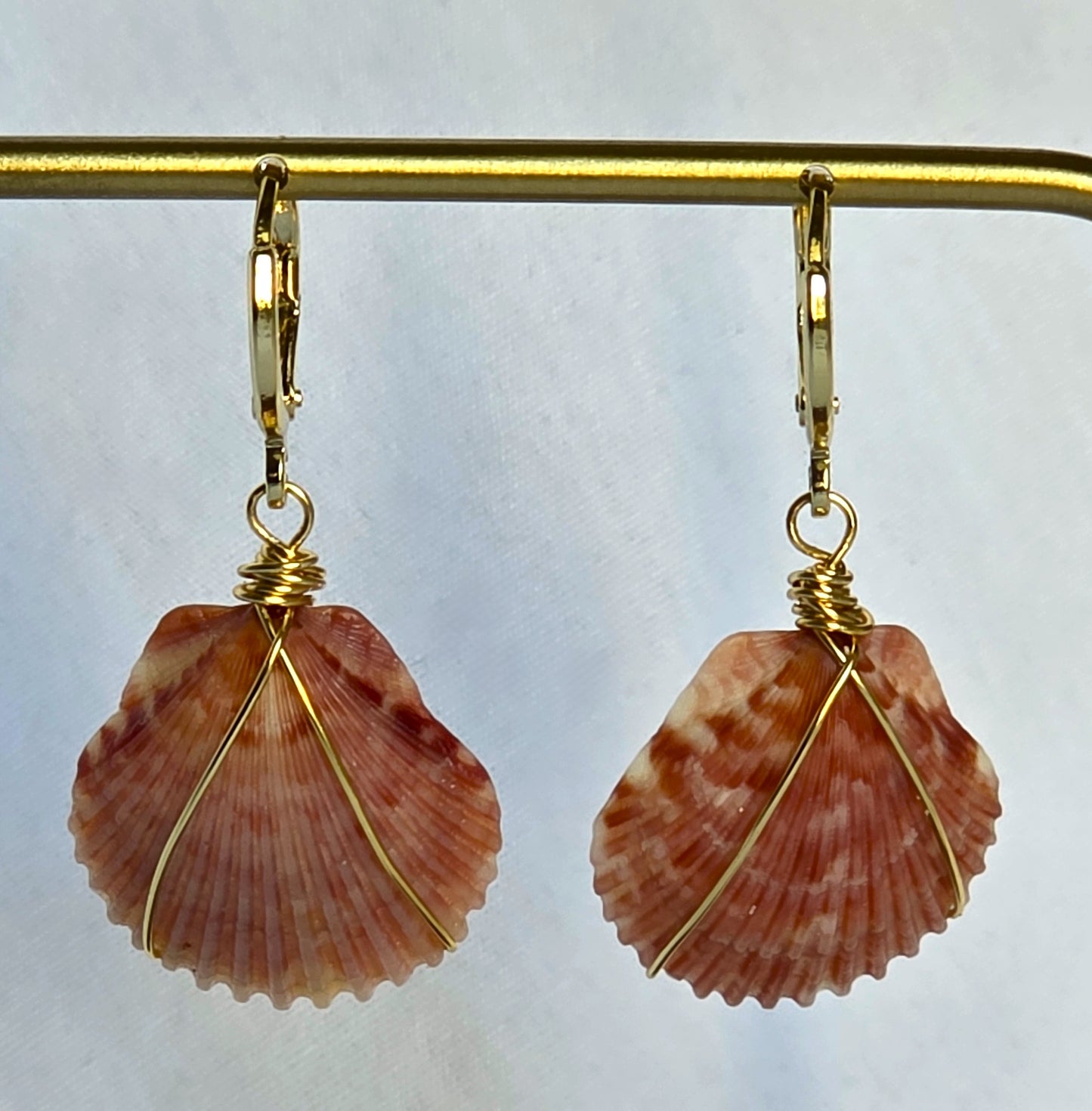The Cali Earrings--Rosy Sunset