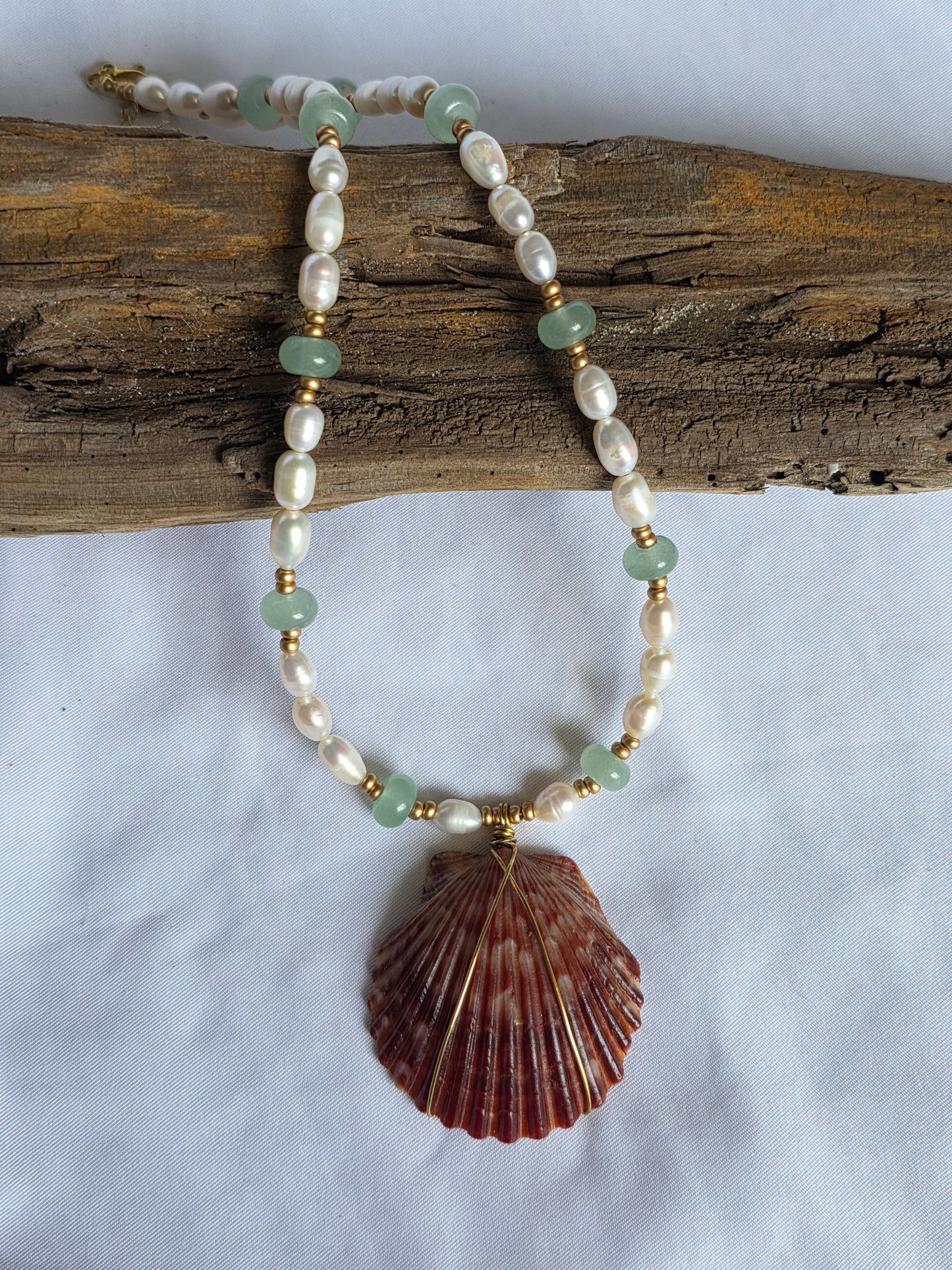 The Ronnie--Freshwater Pearl & Aventurine