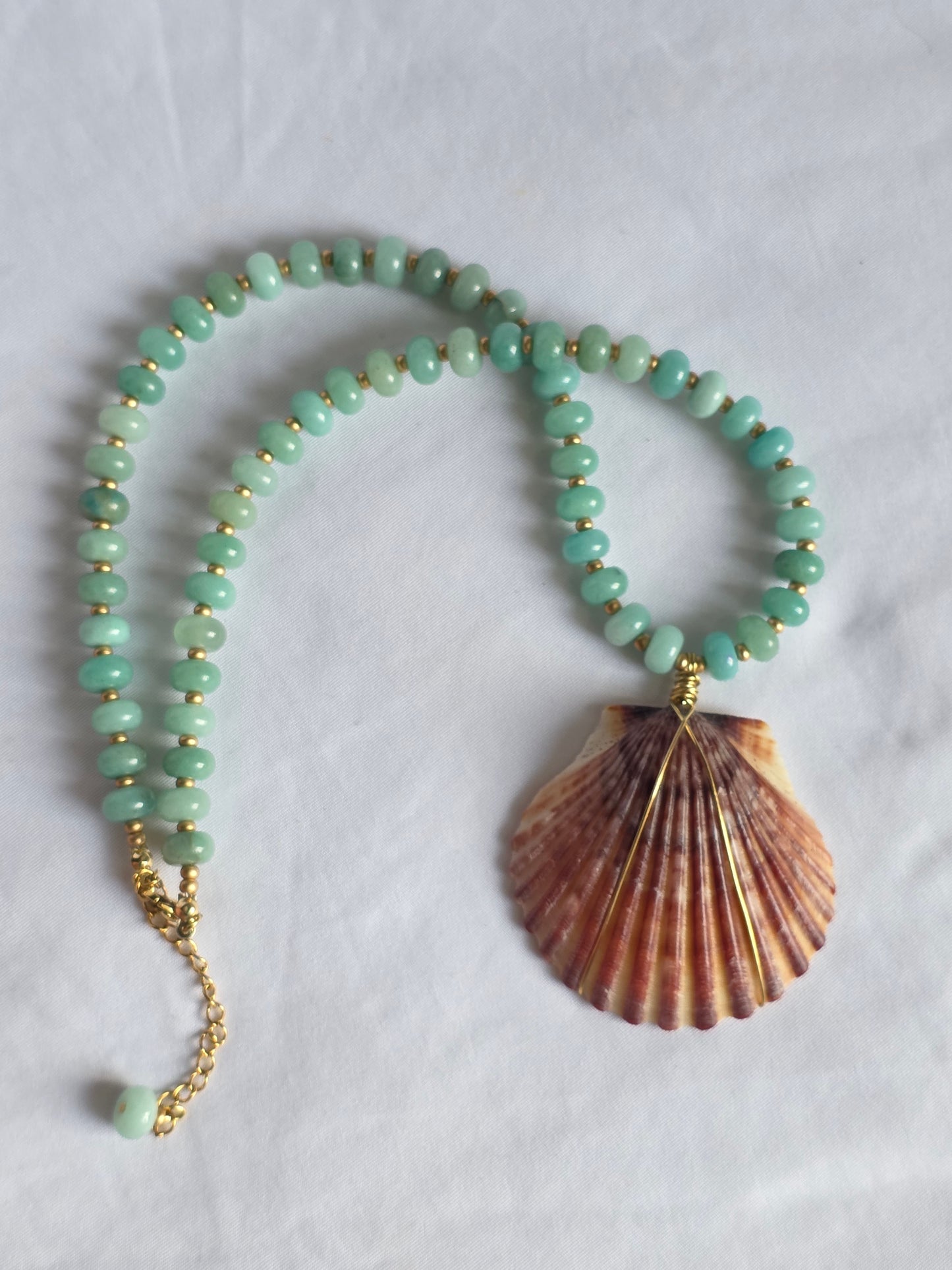 The Ronnie--Aventurine & Scallop