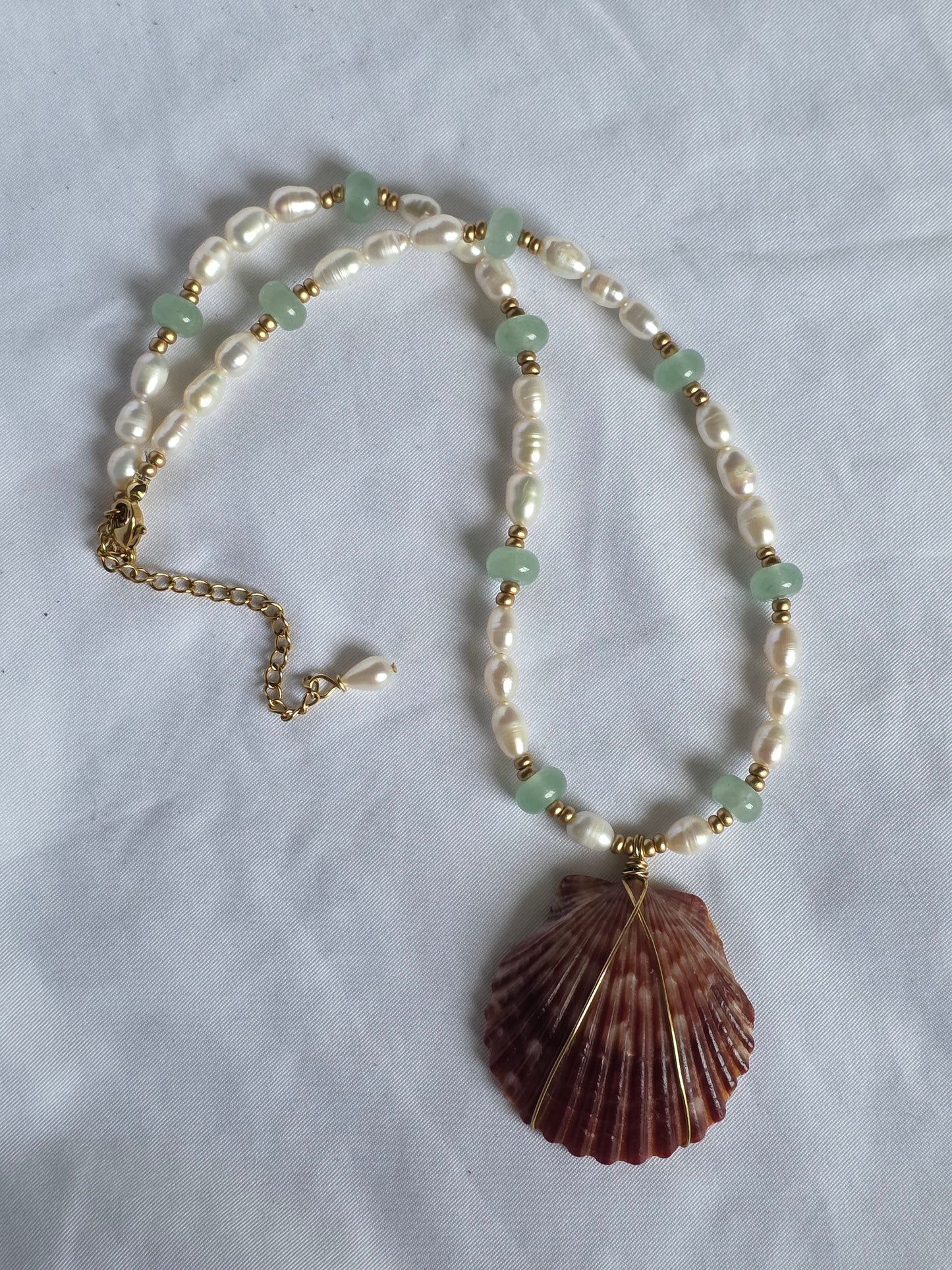The Ronnie--Freshwater Pearl & Aventurine